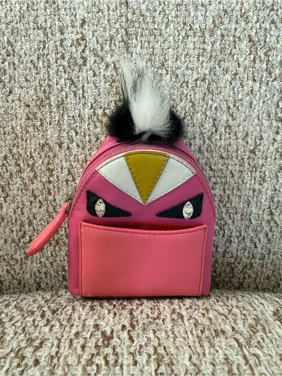 Fendi Handbags - Fendi Monster Micro Backpack Bag Bug Charm